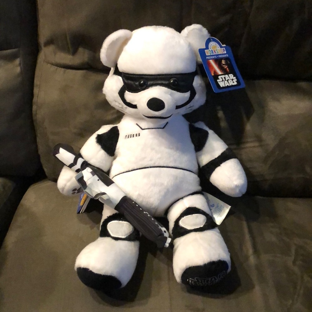 Build a Bear Stormtrooper Star Wars Bear NWT